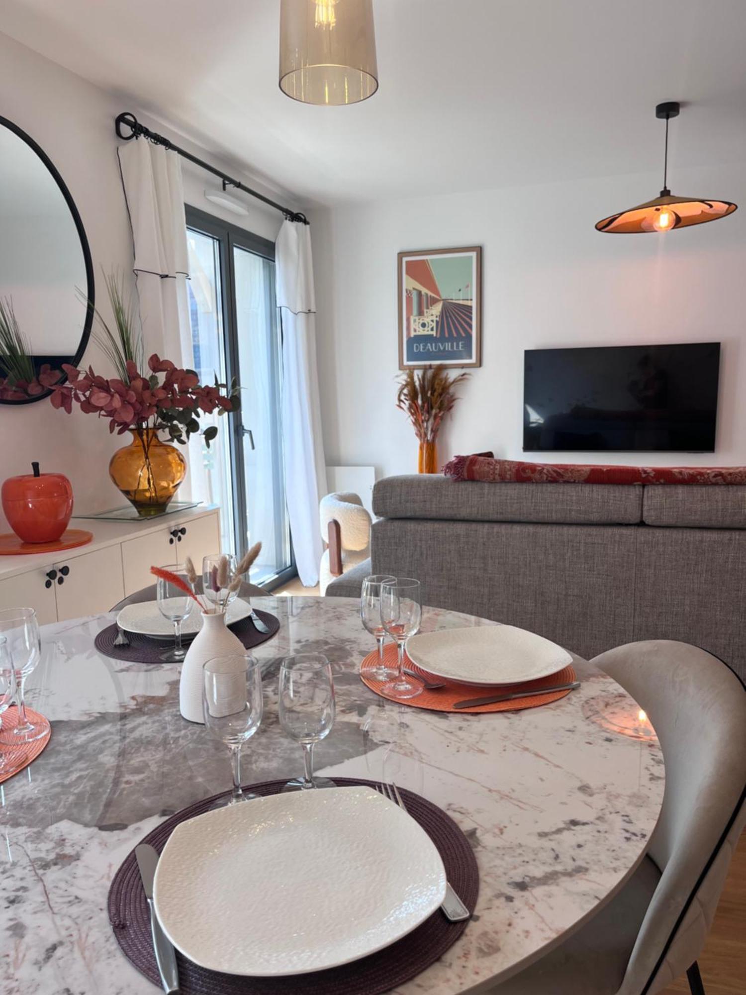 Appartement Standing, Centre,200M Place Morny Deauville Exterior foto